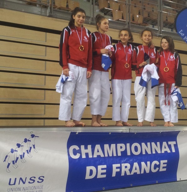 Siham podium france unss